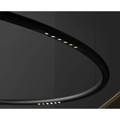 Подвесной светодиодный светильник Italline IT013-6022 black 3000K