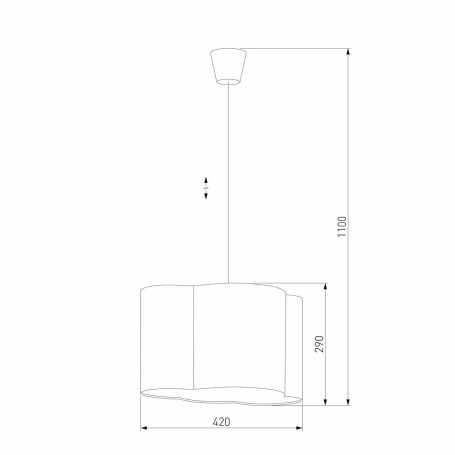 Подвесной светильник TK Lighting 3361 Cloud