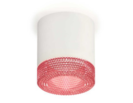 Комплект накладного светильника Ambrella light Techno Spot XS7401022 SWH/PI белый песок/розовый (C7401, N7193)