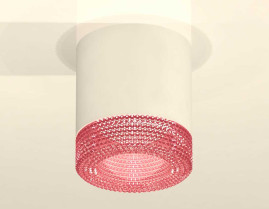 Комплект накладного светильника Ambrella light Techno Spot XS7401022 SWH/PI белый песок/розовый (C7401, N7193)
