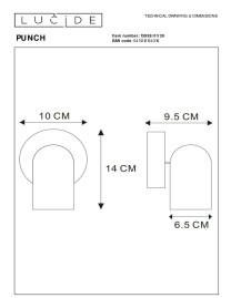 Спот Lucide Punch 13958/01/30
