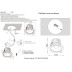 Встраиваемый светодиодный светильник Crystal Lux CLT 005C108 BL 4000K