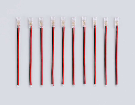 Соединитель гибкий односторонний AMBRELLA LIGHT ILLUMINATION COB 12/24V для лент 5mm (2 конт.) (10шт. в комплекте) GS7373