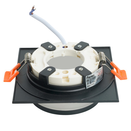 Светильник встраиваемый Feron DL501 потолочный GX53 черный квадрат 51088