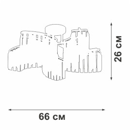 Люстра Vitaluce V5884-0/10PL