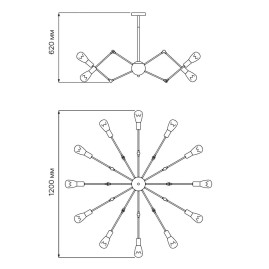 Подвесная люстра Ritter Halm 52446 5
