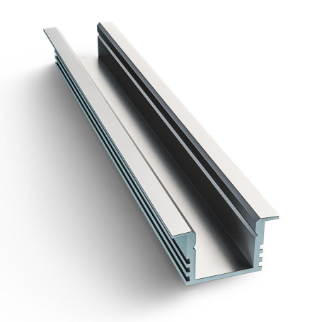 Профиль встраиваемый с рассеивателем серебро 2м. Apeyron 08-12