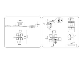 Люстра на штанге Ambrella light COMFORT FL4889