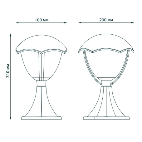 Уличный светильник Gauss Aura GD029