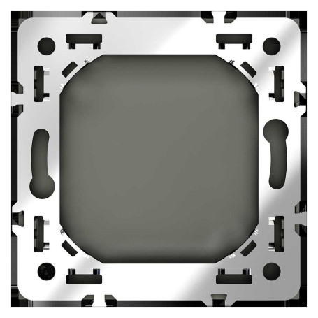 Заглушка Voltum S70 с суппортом, (черный матовый) VLS080108