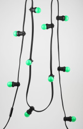 Лампа светодиодная ЭРА E27 1W 3000K зеленая ERAGL45-E27 Б0049574