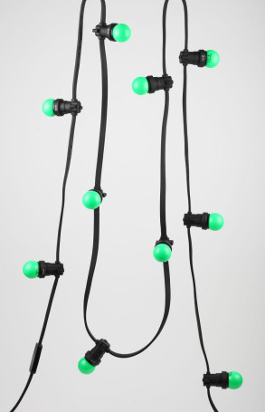 Лампа светодиодная ЭРА E27 1W 3000K зеленая ERAGL45-E27 Б0049574