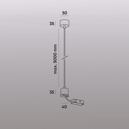 Подвод питания Denkirs Smart Base TR2124-WH