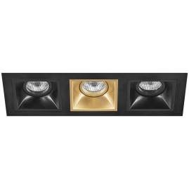 Комплект из светильников и рамки Lightstar Domino Quadro (214537+214507+214503+214507) D537070307