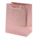 Пакет подарочный XS (бумага 210г/м2, блок 12шт), L12 W7 H15 см, 4в.