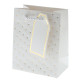 Пакет подарочный XS (бумага 210г/м2, блок 12шт), L12 W7 H15 см, 4в.