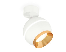 Комплект накладного светильника Ambrella light Techno Spot XM1101004 SWH/PYG белый песок/золото желтое полированное (A2202,C1101,N7034)