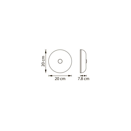 Светильник настенно-потолочный (Бра) 10W 3000K хром Catania Lightstar 689614