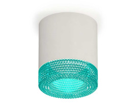 Комплект накладного светильника Ambrella light Techno Spot XS7401023 SWH/BL белый песок/голубой (C7401, N7194)