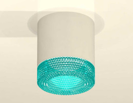 Комплект накладного светильника Ambrella light Techno Spot XS7401023 SWH/BL белый песок/голубой (C7401, N7194)