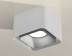 Комплект накладного светильника Ambrella light Techno Spot XS7832003 SWH/SSL белый песок/серебро песок (C7832, N7703)
