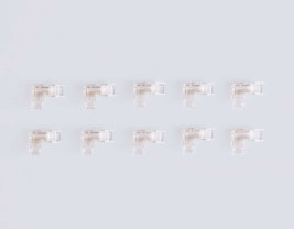 Соединитель угловой AMBRELLA LIGHT ILLUMINATION COB 12/24V для лент 5mm (2 конт.) (10шт. в комплекте) GS6841