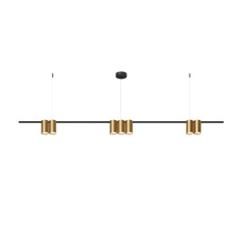 Подвесная люстра Denkirs Orbit DK4063-BK+SG