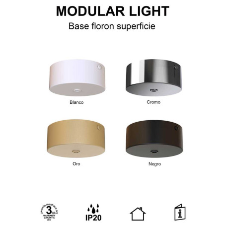 Потолочное основание Mantra Modular Light Florones 9356