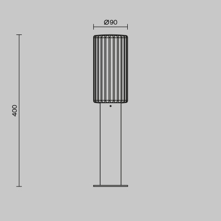 Ландшафтный светильник Maytoni Outdoor O502FL-01B