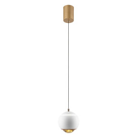 Подвесной светодиодный светильник Crystal Lux Caro SP Led White
