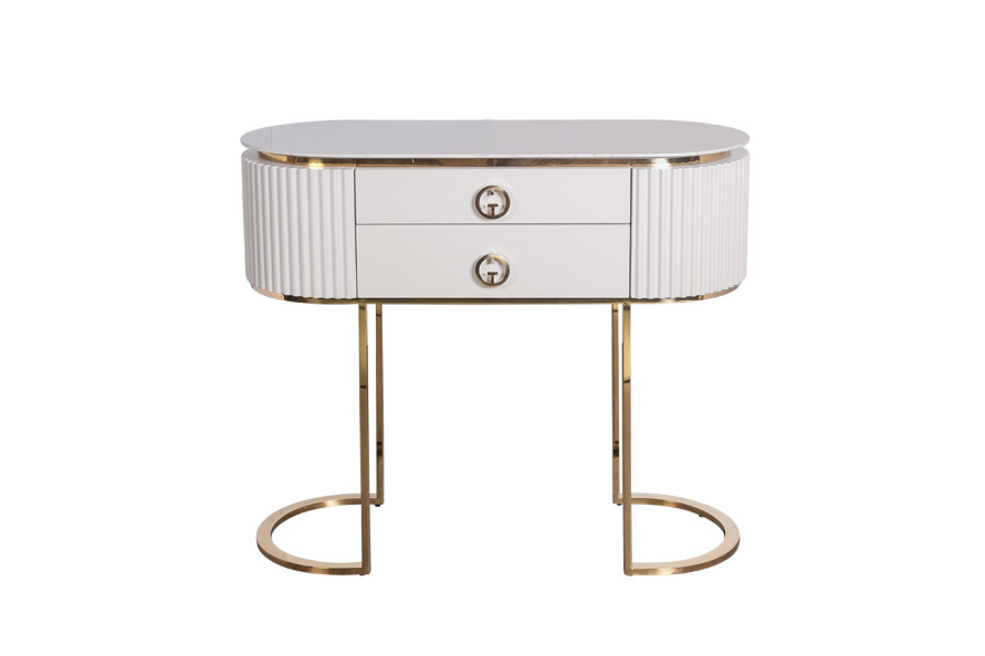 Консоль Luchiano с мраморной столешницей