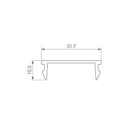 Рассеиватель Arlight Line-S-W32-2000 Opal 041582