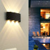Уличный настенный светодиодный светильник Reluce 86833-9.2-006KT LED6*1W BK
