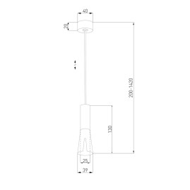 Подвесной светодиодный светильник Elektrostandard Pino 50311 LED a067971