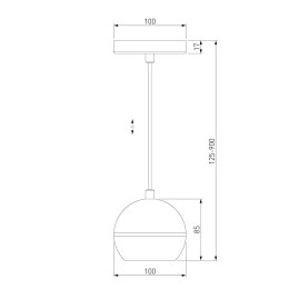 Подвесной светодиодный светильник Elektrostandard DLS023 9W 4200K белый a047774
