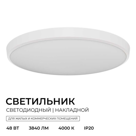 Накладной светодиодный светильник OGM O18-153