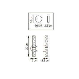 Бра Lightstar Acrile 737652