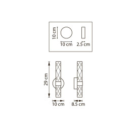 Бра Lightstar Acrile 737652