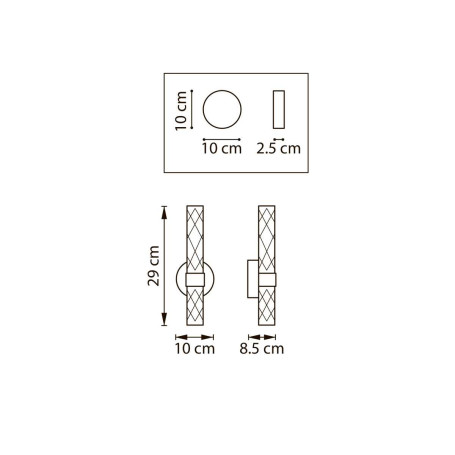 Бра Lightstar Acrile 737652