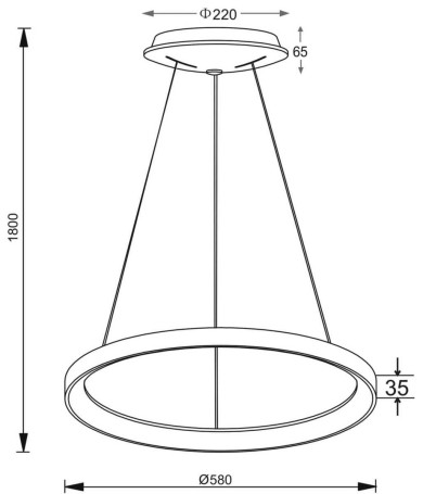 Подвесной светодиодный светильник Deko-Light Merope 342195