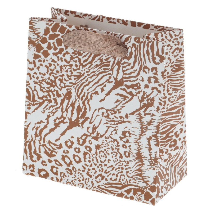 Пакет подарочный XS (бумага 230г/м2, блок микс 12шт), L14 W7 H15 см, 4в.