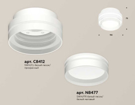 Комплект накладного светильника Ambrella light Techno Spot XS (C8412, N8477) XS8412004