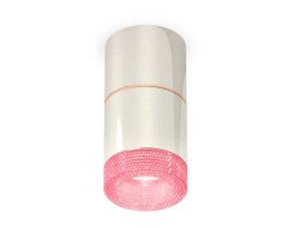 Комплект накладного светильника Ambrella light Techno Spot XS7405082 PSL/PI серебро полированное/розовый (C7405, A2073, C7405, N7193)