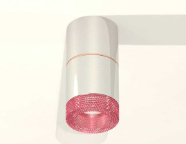 Комплект накладного светильника Ambrella light Techno Spot XS7405082 PSL/PI серебро полированное/розовый (C7405, A2073, C7405, N7193)