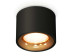 Комплект накладного светильника Ambrella light Techno Spot XS7511024 SBK/PYG черный песок/золото желтое полированное (C7511, N7014)