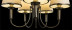 Подвесная люстра Arte Lamp Alice A3579LM-5AB