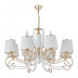 Подвесная люстра Arte Milano Florentia-3857 303857/8 Wh/Gd