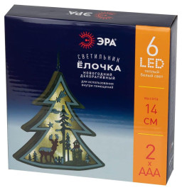 Светодиодная новогодняя фигура ЭРА Ёлочка ENGDS-17 Б0056010