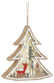 Светодиодная новогодняя фигура ЭРА Ёлочка ENGDS-17 Б0056010