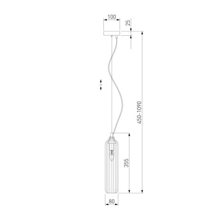 Подвесной светильник Eurosvet Siesta 50252/1 синий